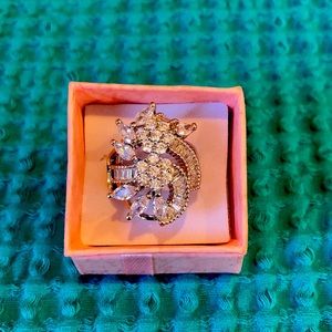 Sterling Silver CZ Ring.